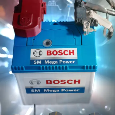 Durable battery, engine ready to start at all times!