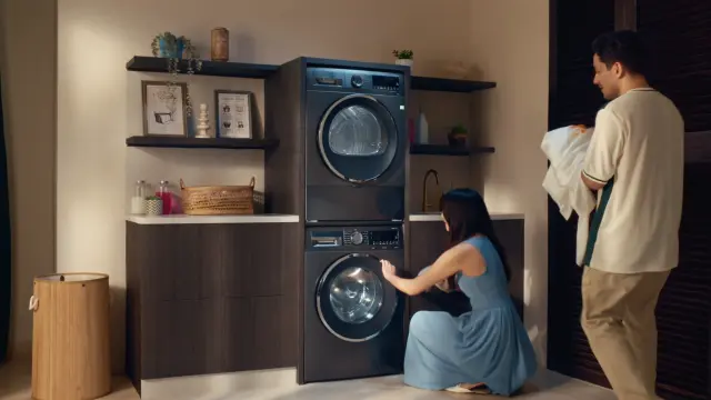 Wash and dry your clothes cleaner and more efficiently with the Series 6 Washer & Dryer!