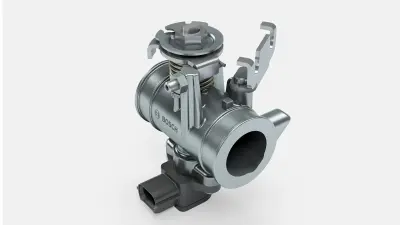 Perakitan throttle body mekanis (hanya lisensi)