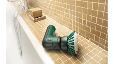 Electric brush for many cleaning jobs
